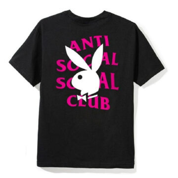 Anti Social Social Club x Playboy T-shirt - Back