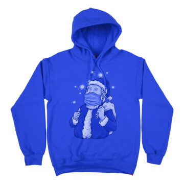 Covid Free Santa Vlone Hoodie - Front