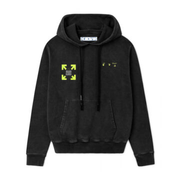 Off-white x Dover Street Vintage Hoodie with Fluro Hues