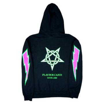 Playboi Carti Neon Tour Hoodie Back