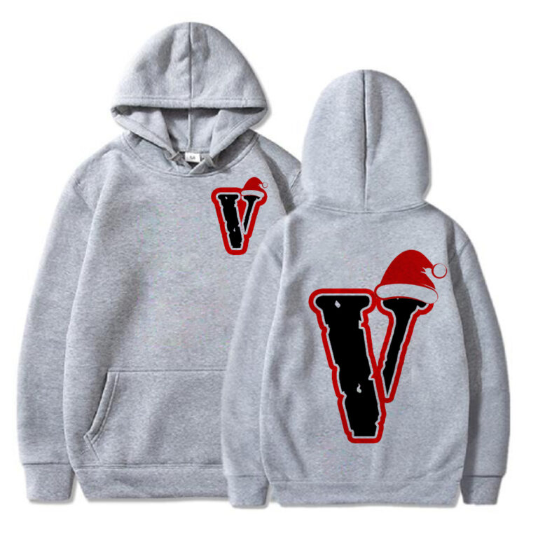 Vlone-Christmas-Special-gray-Hoodie