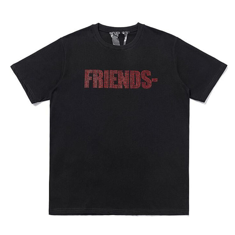 Vlone Diamond Crystal Friends T-shirt - Front