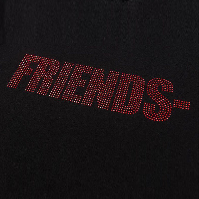 Vlone Diamond Crystal Friends T-shirt