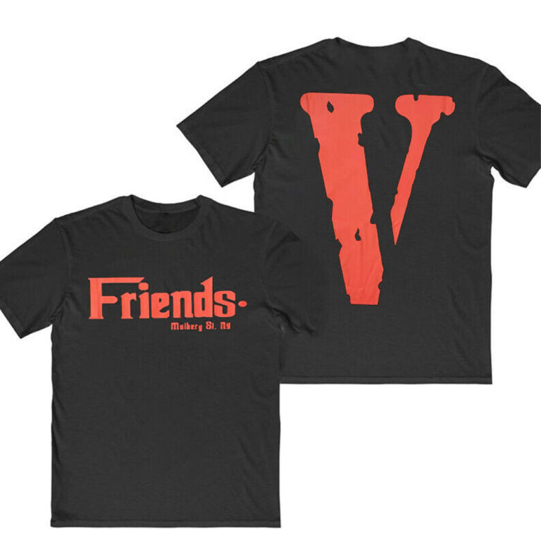 Vlone Friends Godfather Mulberry St Red T-shirt