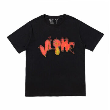 Vlone Halloween Flaming Pumpkin Tee