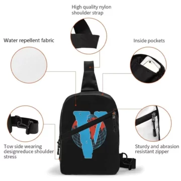 Vlone Red World Sports Fitness Backpack
