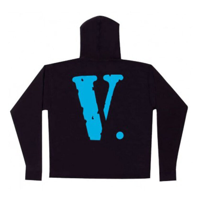 Vlone V logo Hoodie - Black