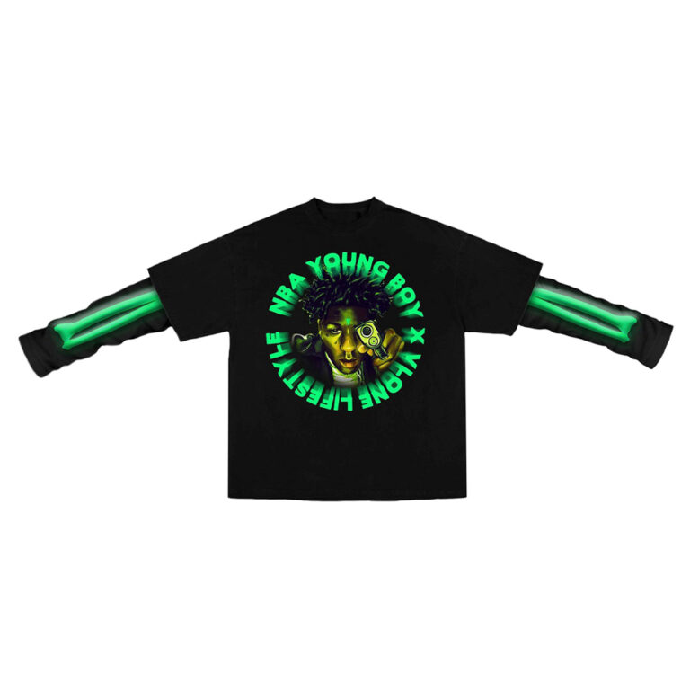 Vlone x NBA YoungBoy Cross Roads Longsleeve - Front