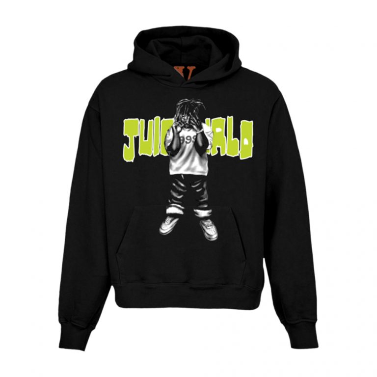 Juice Wrld x Vlone Moty Hoodie Black