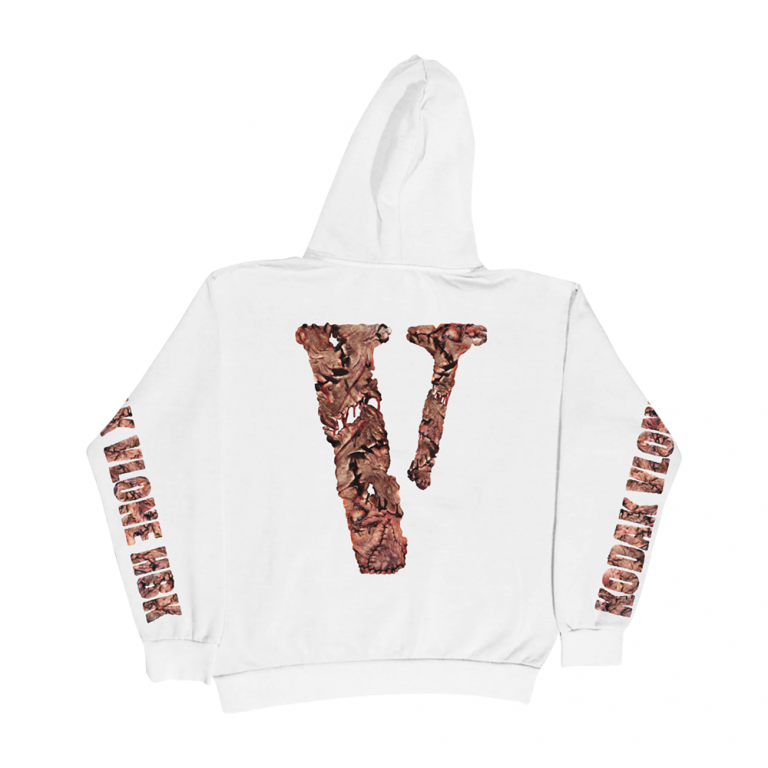 Kodak Black x Vlone Zombie Hoodie - White Back