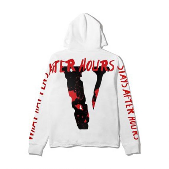 The Weeknd x Vlone After Hours Blood Drip Hoodie