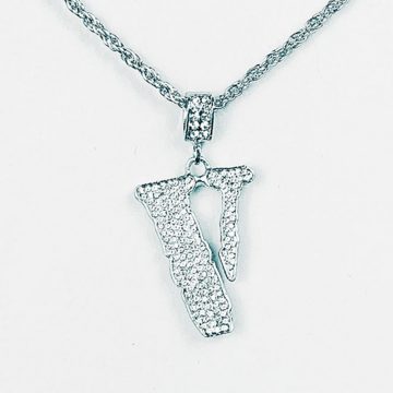 Vlone Silver Necklace