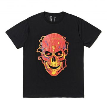 Vlone Stone Cold Skull T-Shirt - Adults