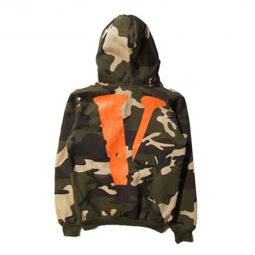 Vlone x Friends Camo Hoodie back
