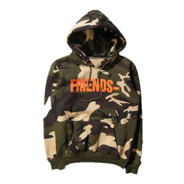 Vlone x Friends Camo Hoodie front