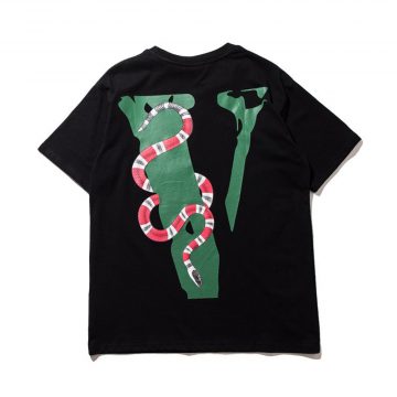 Vlone x Friends Snake Logo Staple T-shirt back