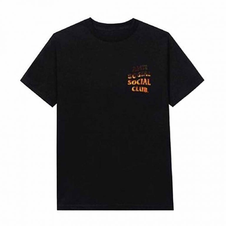 Anti Social Social Club A Fire Inside Pink Flame T-Shirt