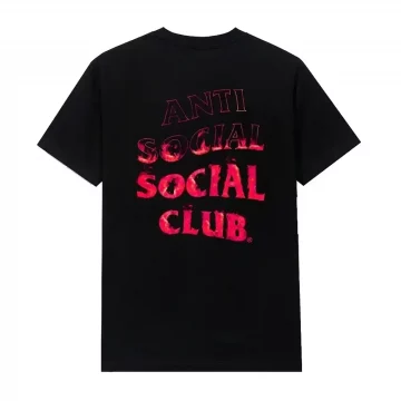 Anti Social Social Club A Fire Inside Pink Flame Tee