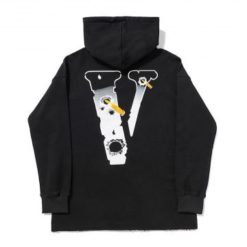 Pop Smoke x Vlone Hawk Em' Hoodie - Back