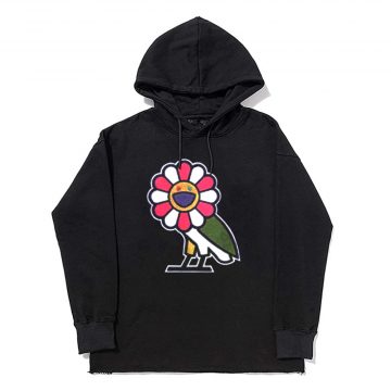 Takashi Murakami x OVO Surplus Flower Owl Hoodie