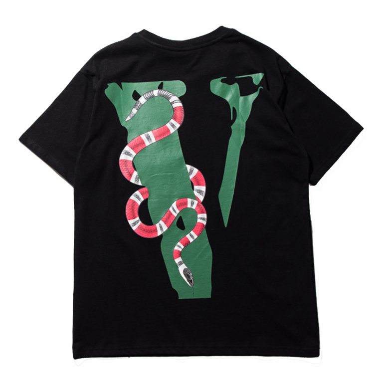 VLONE Friends Snake T-Shirt Black