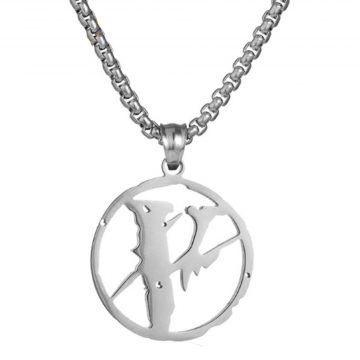 Vlone Hip Hop Pendant Silver