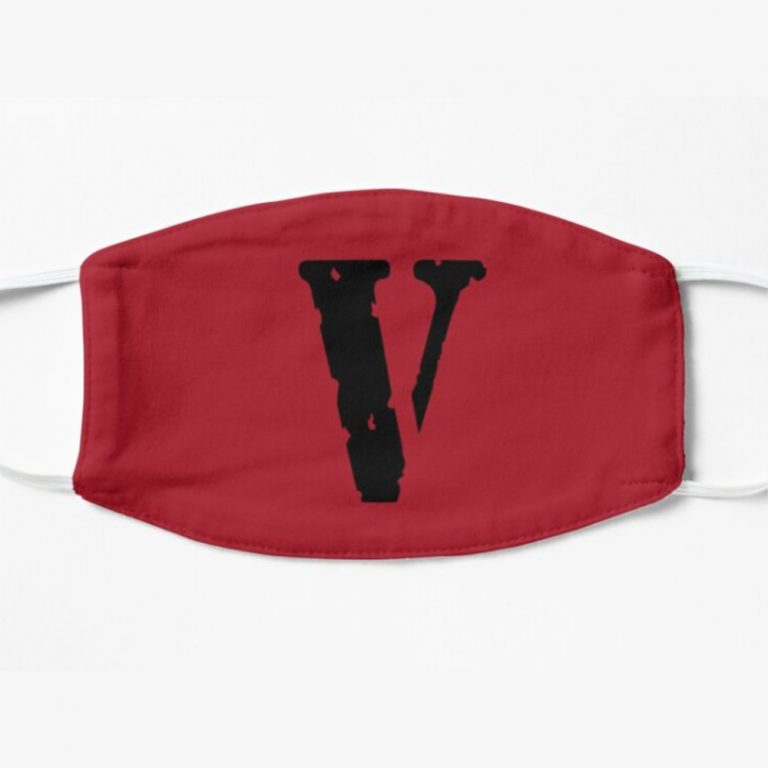 Vlone V Logo Mask - Red