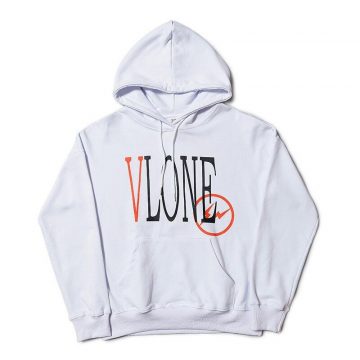Vlone x Fragment Friends Staple Hoodie White