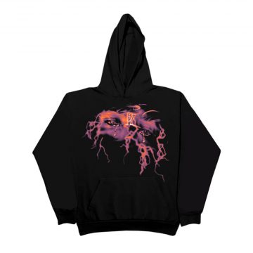 Vlone x Never Broke Again Eyes Hoodie Front