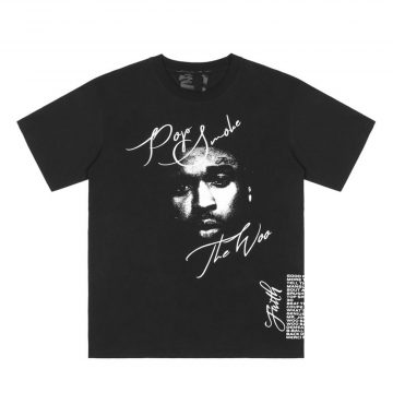 Pop Smoke x Vlone Faith Black T-Shirt