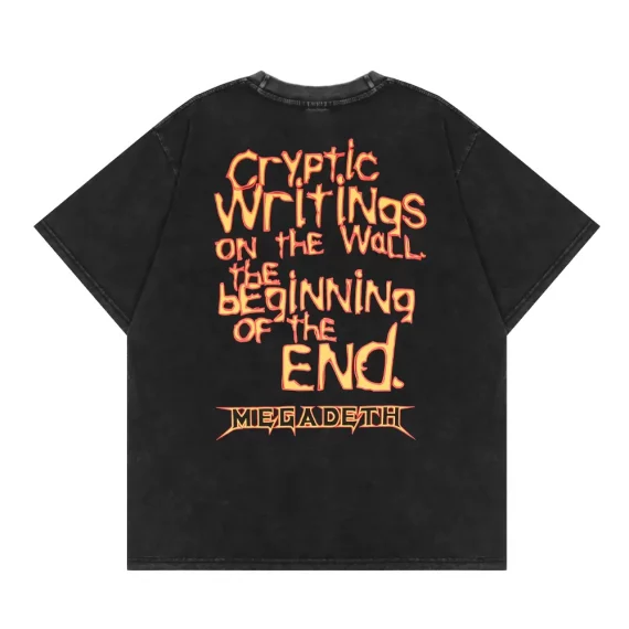 Vintage 1997 Megadeth Cryptic Writing Tour Tee