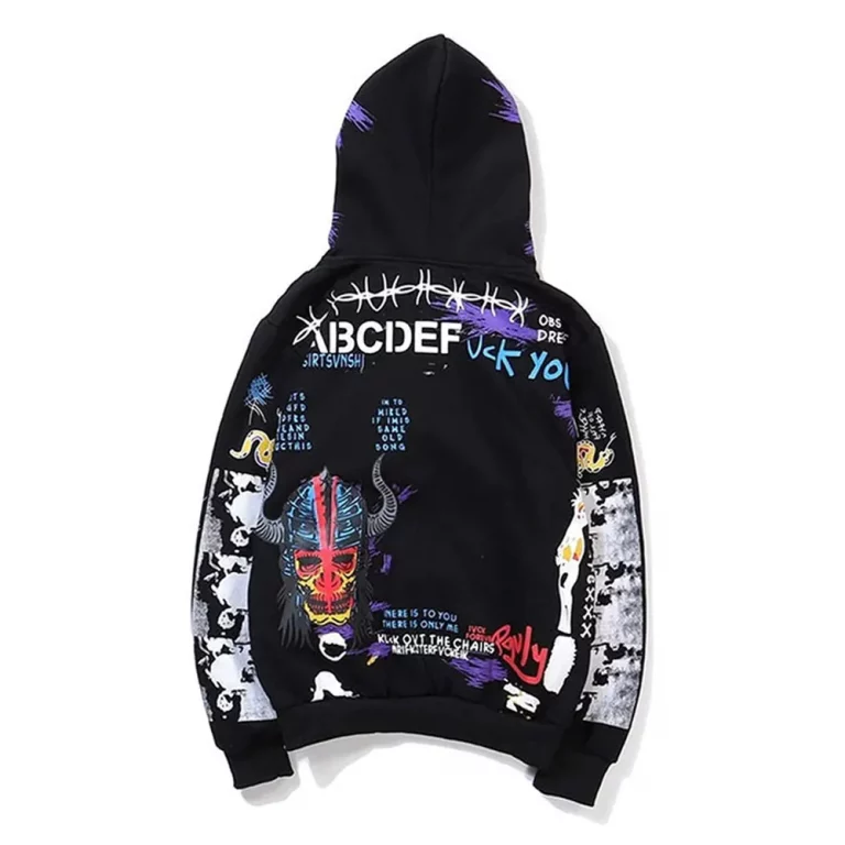 Vlone Graffiti Hoodie - Back